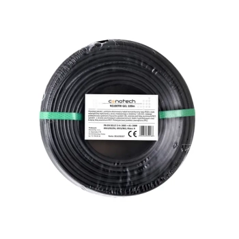 Kabel koncentryczny RG6 1.02mm potrójnie ekranowany w żelu 100m